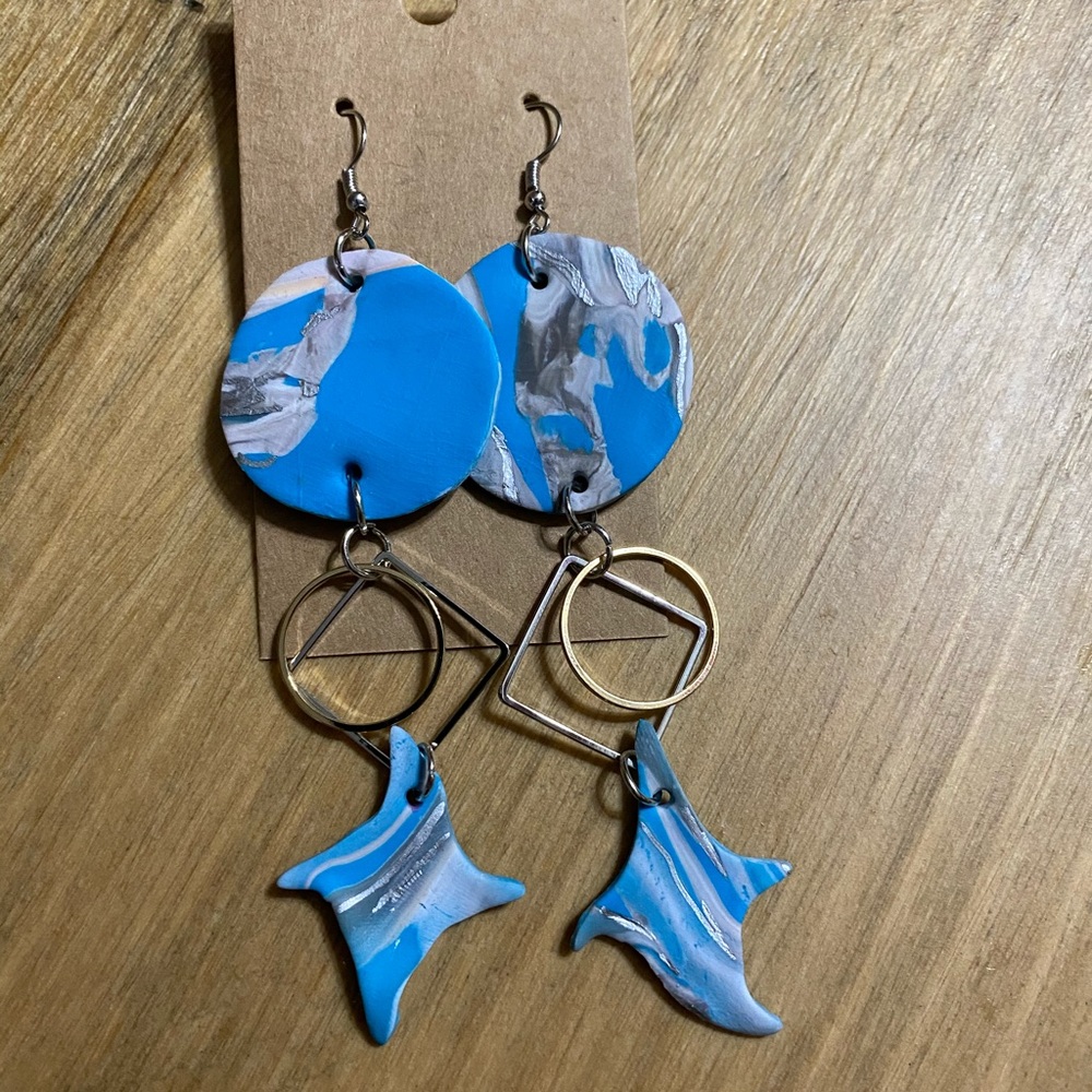 Deep Blue Earrings